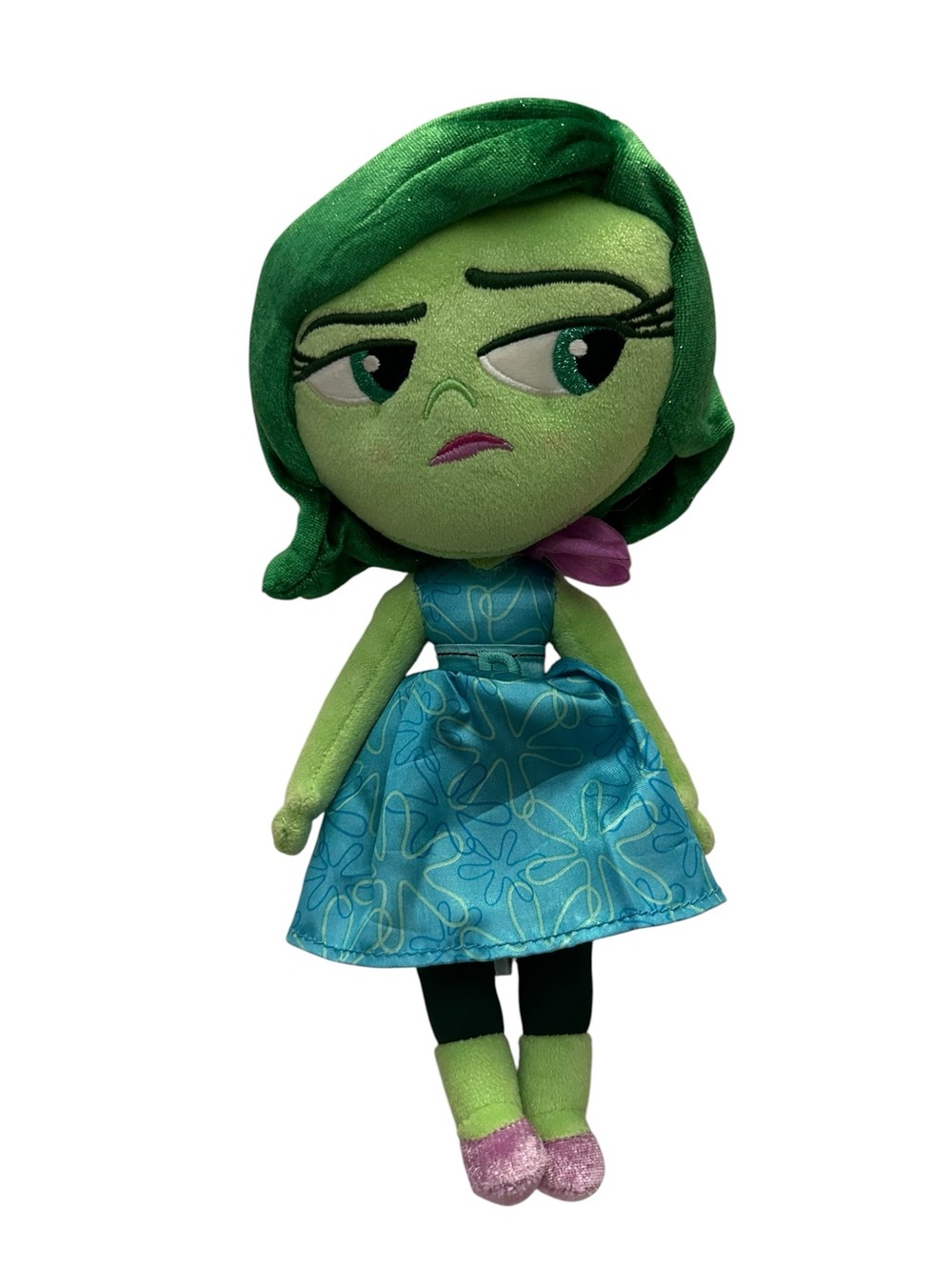 Disney Store Inside Out 2 Disgust Plush Doll Toy Green 11” Emotions Stuffed Toy